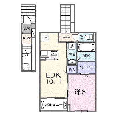 フランシーズコート行田 206【管理NO：1-028580501-02060】 ★家具家電は申し込み後に搬入します 2026年12月上旬入居可能の物件画像
