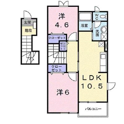コモドカーサ旭台　Ｙ 201【管理NO：1-010330402-02010】 ★家具家電は申し込み後に搬入します★の物件画像