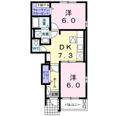 グラン・モンターニュⅠ 104【管理NO：1-016396102-01040】 ★家具家電は申し込み後に搬入します 2026年09月上旬入居可能の物件画像