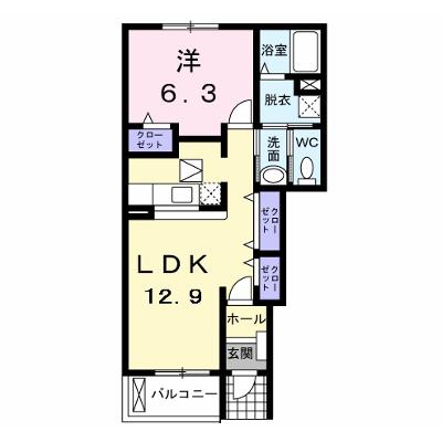 グランシュー 103【管理NO：1-013257501-01030】 ★家具家電は申し込み後に搬入します 2026年08月上旬入居可能の物件画像