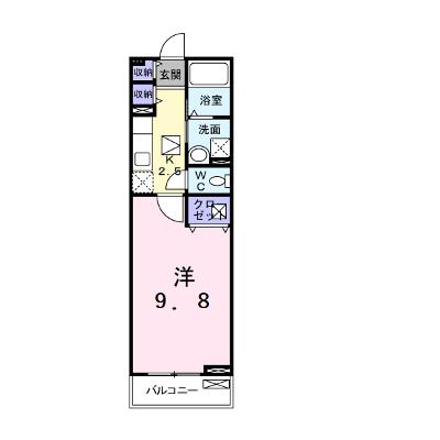 ピノーロ　Ⅱ 101【管理NO：1-016301102-01010】 ★家具家電は申し込み後に搬入しますの物件画像