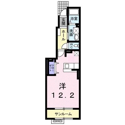 ヴィラ　アルモニーＣ 102【管理NO：1-015726603-01020】 ★家具家電は申し込み後に搬入します 2026年08月中旬入居可能の物件画像
