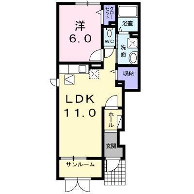 カーサ　ドマーニ 101【管理NO：1-017235701-01010】 ★家具家電は申し込み後に搬入します 2026年08月中旬入居可能の物件画像