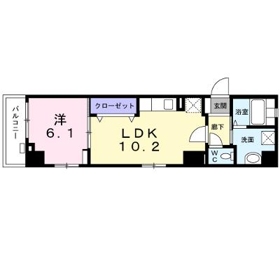 Ｌｉｎｏ　ａｓａｋｕｓａ 601【管理NO：1-026338301-06010】 ★家具家電は申し込み後に搬入します★の物件画像