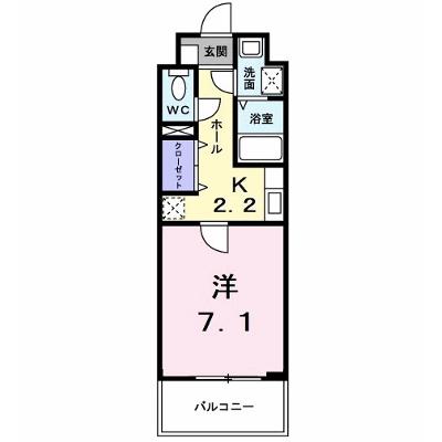 パレ・フルール 309【管理NO：1-013136601-03090】 ★家具家電は申し込み後に搬入します 2026年08月上旬入居可能の物件画像