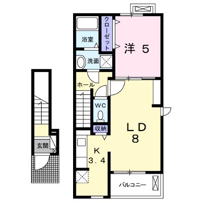 ソフィア甲府 204【管理NO：1-022594801-02040】 ★家具家電は申し込み後に搬入します 2026年08月下旬入居可能の物件画像