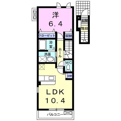 カルム 202【管理NO：1-019065701-02020】 ★家具家電は申し込み後に搬入します 2026年08月上旬入居可能の物件画像