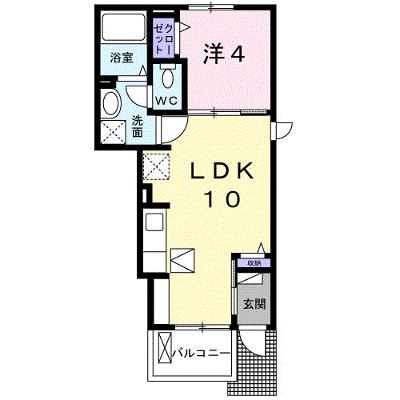 クラージュ 103【管理NO：1-024475601-01030】 ★家具家電は申し込み後に搬入します 2026年08月上旬入居可能の物件画像