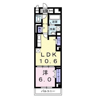 ディアコート本厚木 403【管理NO：1-026835001-04030】 ★家具家電は申し込み後に搬入します 2026年08月下旬入居可能の物件画像