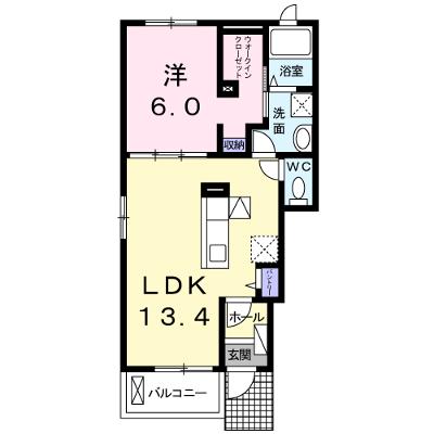グリーンフォレストＢ 101【管理NO：1-019170301-01010】 ★家具家電は申し込み後に搬入します 2026年07月下旬入居可能の物件画像
