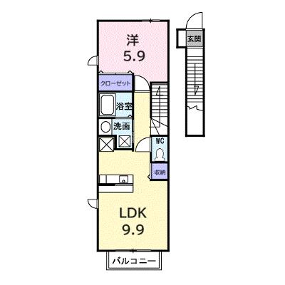 メゾンＹ０４ 202【管理NO：1-012623901-02020】 ★家具家電は申し込み後に搬入します 2026年08月下旬入居可能の物件画像