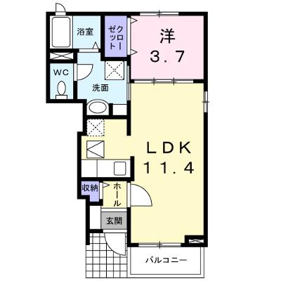 シャルダン 103【管理NO：1-018011501-01030】 ★家具家電は申し込み後に搬入します 2026年08月中旬入居可能の物件画像