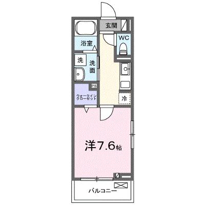 リジェ花田 201【管理NO：1-028153301-02010】 ★家具家電は申し込み後に搬入します★ ★2026年11月中旬入居可能★の物件画像