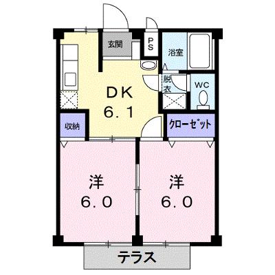 シティハイツ緑ヶ丘 102【管理NO：1-001936301-01020】 ★家具家電は申し込み後に搬入します★の物件画像