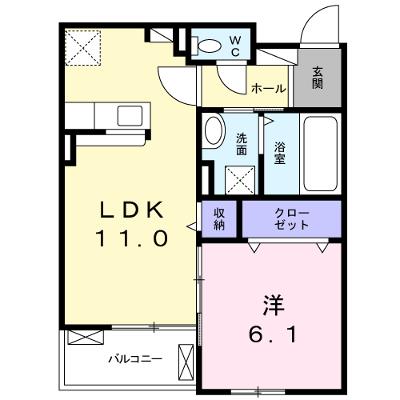 アイリス西浦Ａ 203【管理NO：1-023067501-02030】 ★家具家電は申し込み後に搬入します★の物件画像