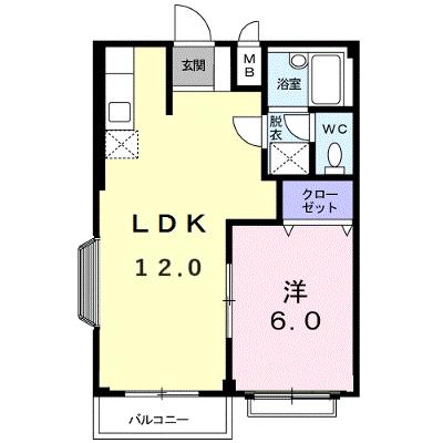 エルディム鈴鷺Ａ 206【管理NO：1-003434801-02050】 ★家具家電は申し込み後に搬入します 2026年08月上旬入居可能の物件画像