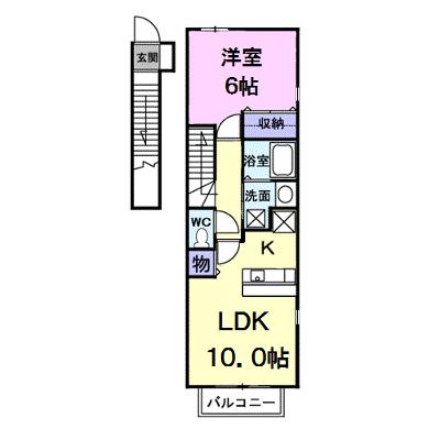 シャン・ド・フルール美鈴 201【管理NO：1-013043601-02010】 ★家具家電は申し込み後に搬入します★の物件画像