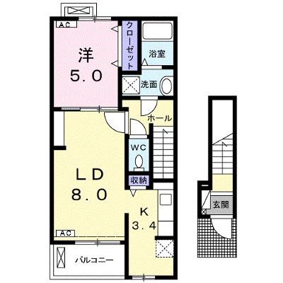 コンフォート徳田 203【管理NO：1-024305401-02030】 ★家具家電は申し込み後に搬入します 2026年07月上旬入居可能の物件画像