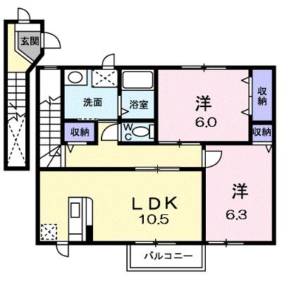 Ｂｅｌｌｅ　Ａｌｉｃｅ　Ｂ 203【管理NO：1-012209902-02030】 ★家具家電は申し込み後に搬入します 2026年08月中旬入居可能の物件画像
