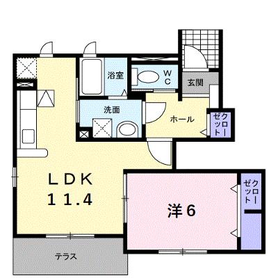 サン　ソレイユⅠ 103【管理NO：1-015139101-01030】 ★家具家電は申し込み後に搬入します 2026年07月中旬入居可能の物件画像