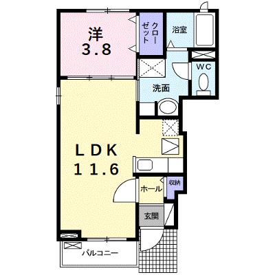 アルクレール 101【管理NO：1-020105501-01010】 ★家具家電は申し込み後に搬入します 2026年07月中旬入居可能の物件画像
