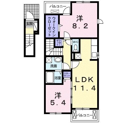 グレイス楠 201【管理NO：1-015593801-02010】 ★家具家電は申し込み後に搬入します 2026年07月中旬入居可能の物件画像
