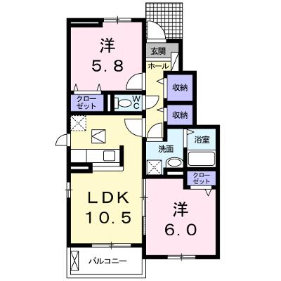 クオリス西里 102【管理NO：1-019895801-01020】 ★家具家電は申し込み後に搬入しますの物件画像