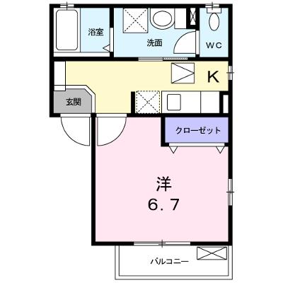 アリーナ堀田 102【管理NO：1-018898401-01020】 ★家具家電は申し込み後に搬入します 2026年08月上旬入居可能の物件画像