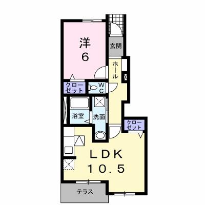 ミルキーⅢ 102【管理NO：1-015172402-01020】 ★家具家電は申し込み後に搬入します 2026年08月上旬入居可能の物件画像