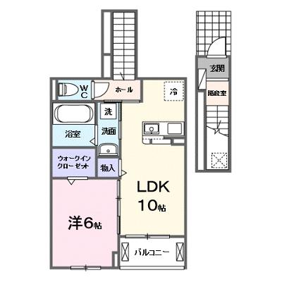アンシャンテ 202【管理NO：1-028474401-02020】 ★家具家電は申し込み後に搬入します★ ★2026年10月上旬入居可能★の物件画像