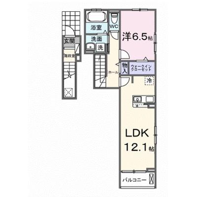アンシャンテ 201【管理NO：1-028474401-02010】 ★家具家電は申し込み後に搬入します★ ★2026年10月上旬入居可能★の物件画像