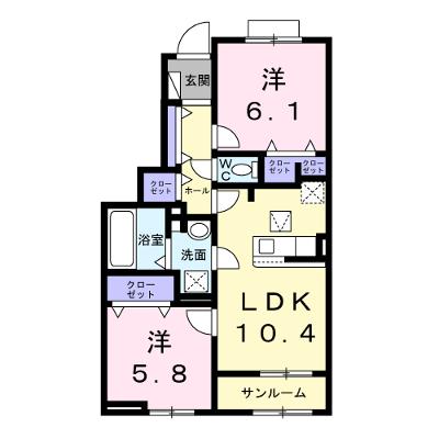 スターリースカイ江本 103【管理NO：1-027713901-01030】 ★家具家電は申し込み後に搬入します 2026年08月中旬入居可能の物件画像