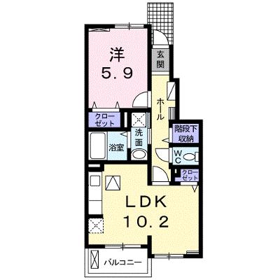 オーブ　コリーヌ 105【管理NO：1-021786901-01040】 ★家具家電は申し込み後に搬入します 2026年07月下旬入居可能の物件画像