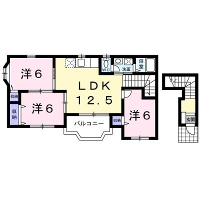 パルティーレ 201【管理NO：1-010759501-02010】 ★家具家電は申し込み後に搬入します★の物件画像