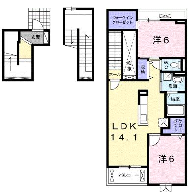ケーズコート　Ｏ・Ｖ 303【管理NO：1-021765201-03030】 ★家具家電は申し込み後に搬入します 2026年08月上旬入居可能の物件画像