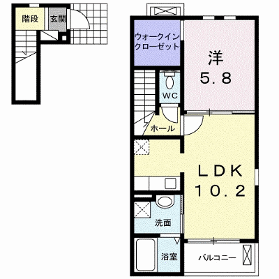 ボヌール　Ａ 201【管理NO：1-017321701-02010】 ★家具家電は申し込み後に搬入します★の物件画像