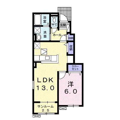 グラースＡ 105【管理NO：1-023921501-01040】 ★家具家電は申し込み後に搬入しますの物件画像