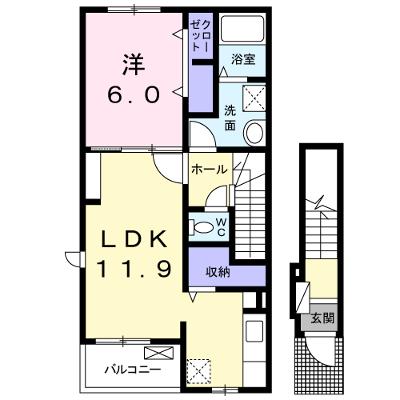 アムール　Ｅ棟 201【管理NO：1-023095102-02010】 ★家具家電は申し込み後に搬入します 2026年08月中旬入居可能の物件画像