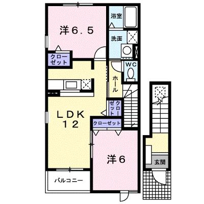 ウイング宗像Ａ 201【管理NO：1-014186701-02010】 ★家具家電は申し込み後に搬入します★ ★2026年08月中旬入居可能★の物件画像