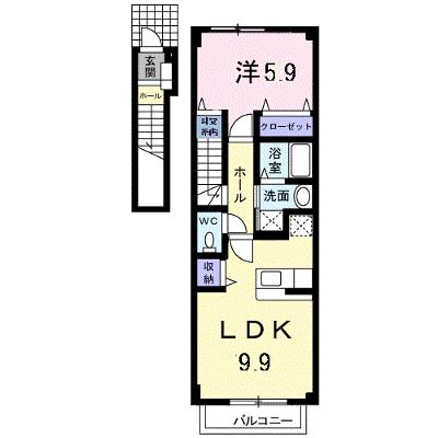 ベル・フィオーレＣ 203【管理NO：1-012259802-02030】 ★家具家電は申し込み後に搬入します 2026年07月下旬入居可能の物件画像