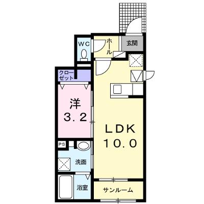 レジデンス祝吉　Ⅰ 101【管理NO：1-022055501-01010】 ★家具家電は申し込み後に搬入します★の物件画像