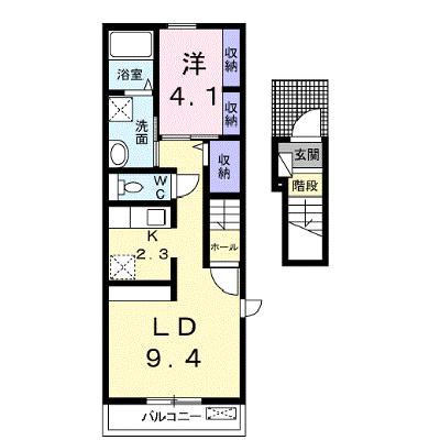 サニーⅤ 201【管理NO：1-021122301-02010】 ★家具家電は申し込み後に搬入します★の物件画像