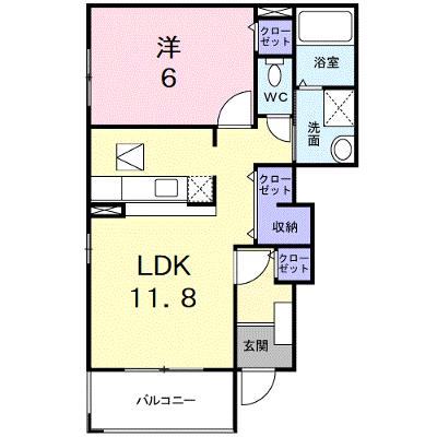 コリーヌ 101【管理NO：1-014763801-01010】 ★家具家電は申し込み後に搬入します 2026年07月中旬入居可能の物件画像