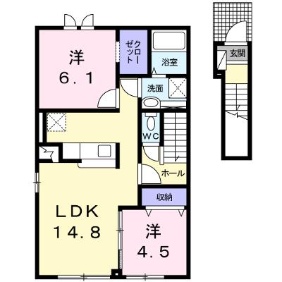 ボヌール 203【管理NO：1-020501101-02030】 ★家具家電は申し込み後に搬入します 2026年08月中旬入居可能の物件画像