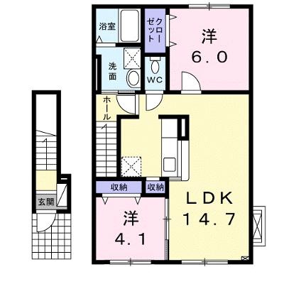 パレス吉元Ⅶ 202【管理NO：1-020723901-02020】 ★家具家電は申し込み後に搬入します 2026年07月下旬入居可能の物件画像