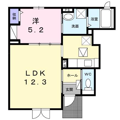 ラ　クレール 102【管理NO：1-021451101-01020】 ★家具家電は申し込み後に搬入します 2026年08月中旬入居可能の物件画像