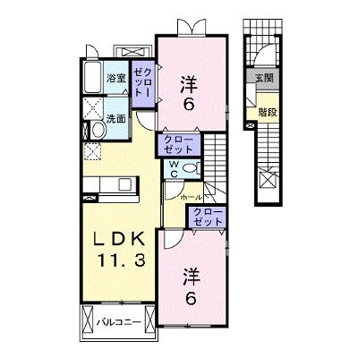グランドール　Ａ 201【管理NO：1-015901201-02010】 ★家具家電は申し込み後に搬入します★ ★2026年09月中旬入居可能★の物件画像