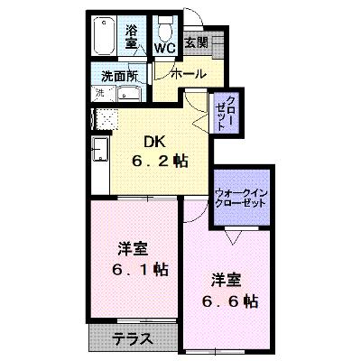 サン・ヴァンカン　Ｃ 103【管理NO：1-012670601-01030】 ★家具家電は申し込み後に搬入します 2026年08月下旬入居可能の物件画像