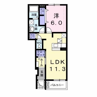 メゾンド・エクセル　Ⅱ 102【管理NO：1-017967501-01020】 ★家具家電は申し込み後に搬入します★の物件画像