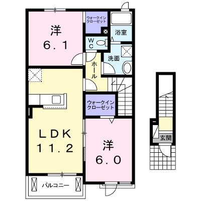 エスパシオＡ 202【管理NO：1-019483701-02020】 ★家具家電は申し込み後に搬入します★の物件画像